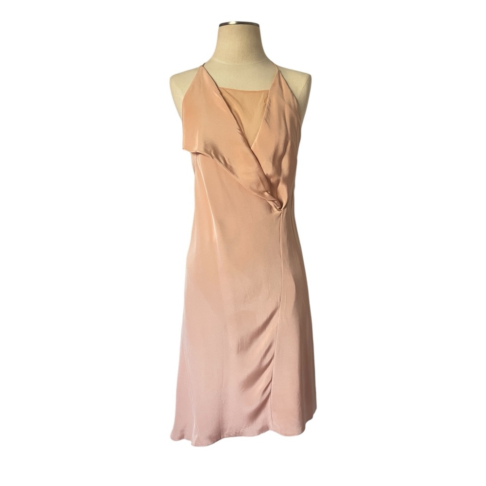 Phillip Lim peach mid length dress with strappy back